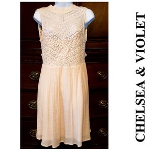 Anthro Chelsea and Violet Peekaboo Back Dress